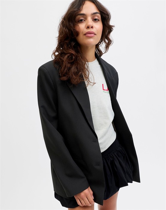 JxEllis Boyfriend Blazer - Black